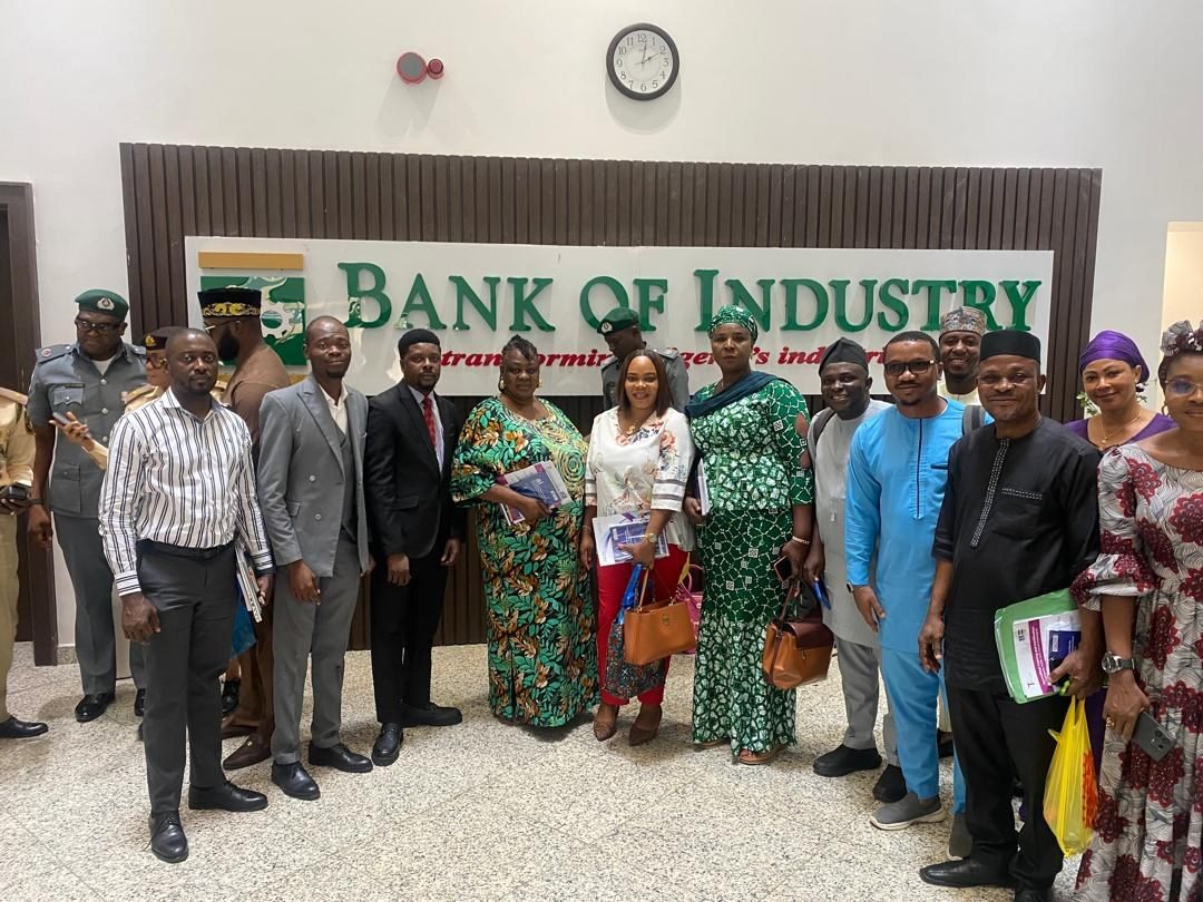 Group photo at the Bank of Industry